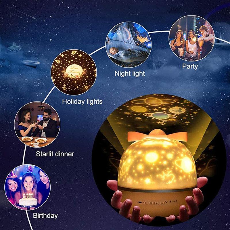 360 ROTATION STARRY SKY PROJECTOR