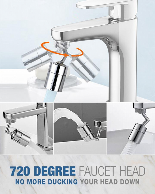 720°  NON-SPLASHING FAUCET HEAD