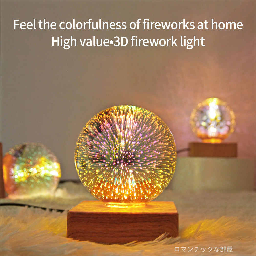 LED 3D FIREWORK NIGHT LIGHT