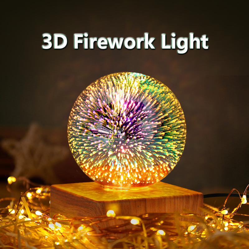 LED 3D FIREWORK NIGHT LIGHT