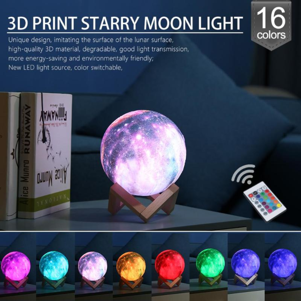 GALAXY BEDSIDE MOON LAMP